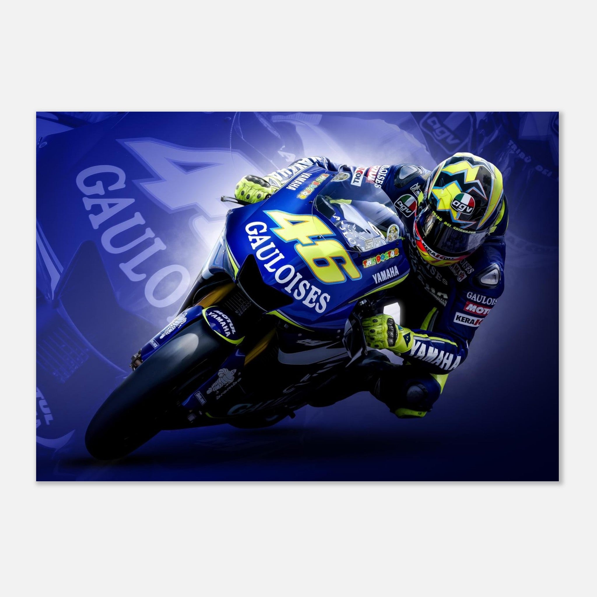 Valentino Rossi MotoGP | 2005 Yamaha Poster A3 (29.7 x 42 cm) – Ridin'