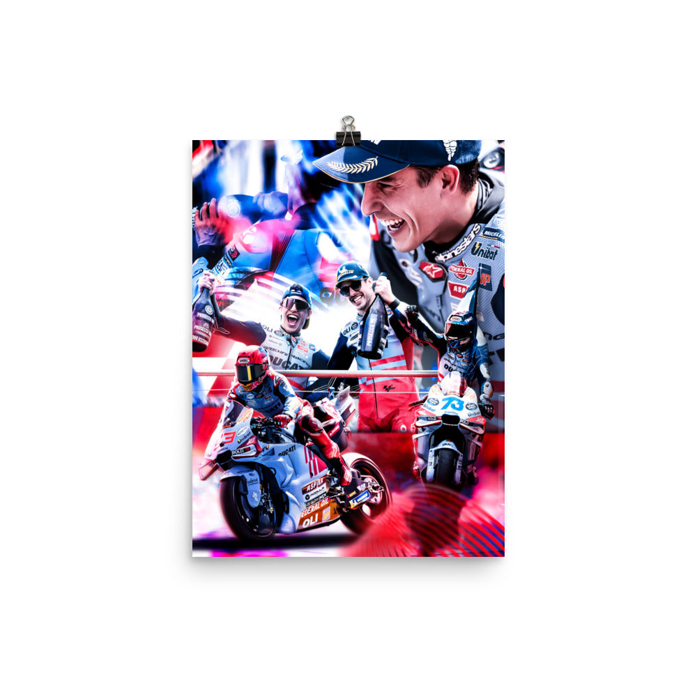 Marquez Brothers Photo paper poster