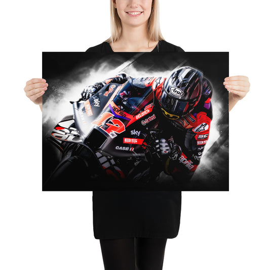 Maverick Vinales Special Edition Photo paper poster