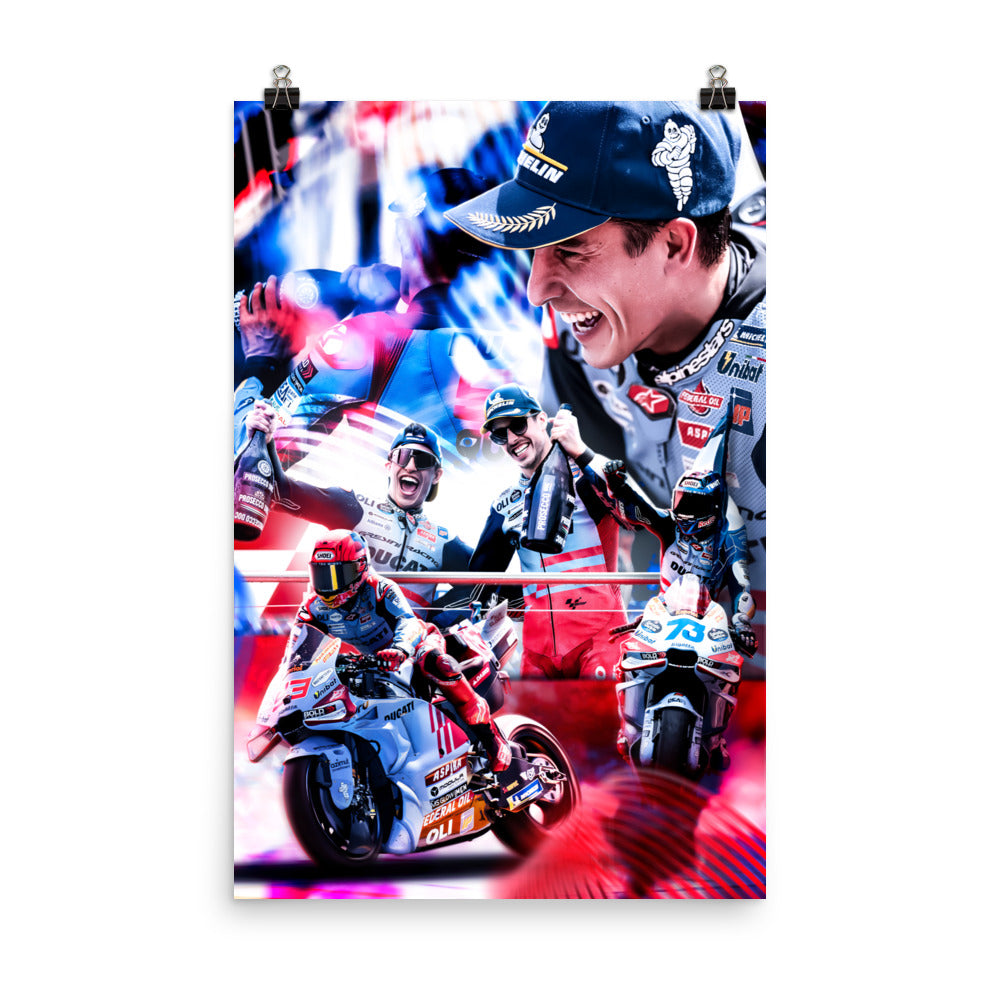 Marquez Brothers Photo paper poster