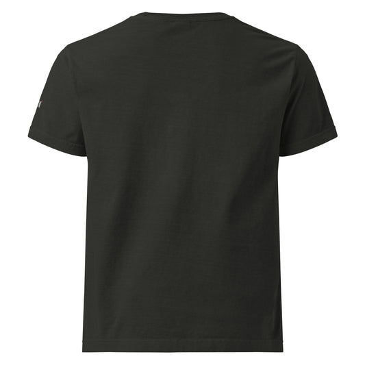 Black Ridin’ oversized T-shirt, back view